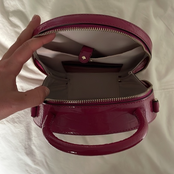 Kate Spade - pink croc handbag - Picture 3 of 5